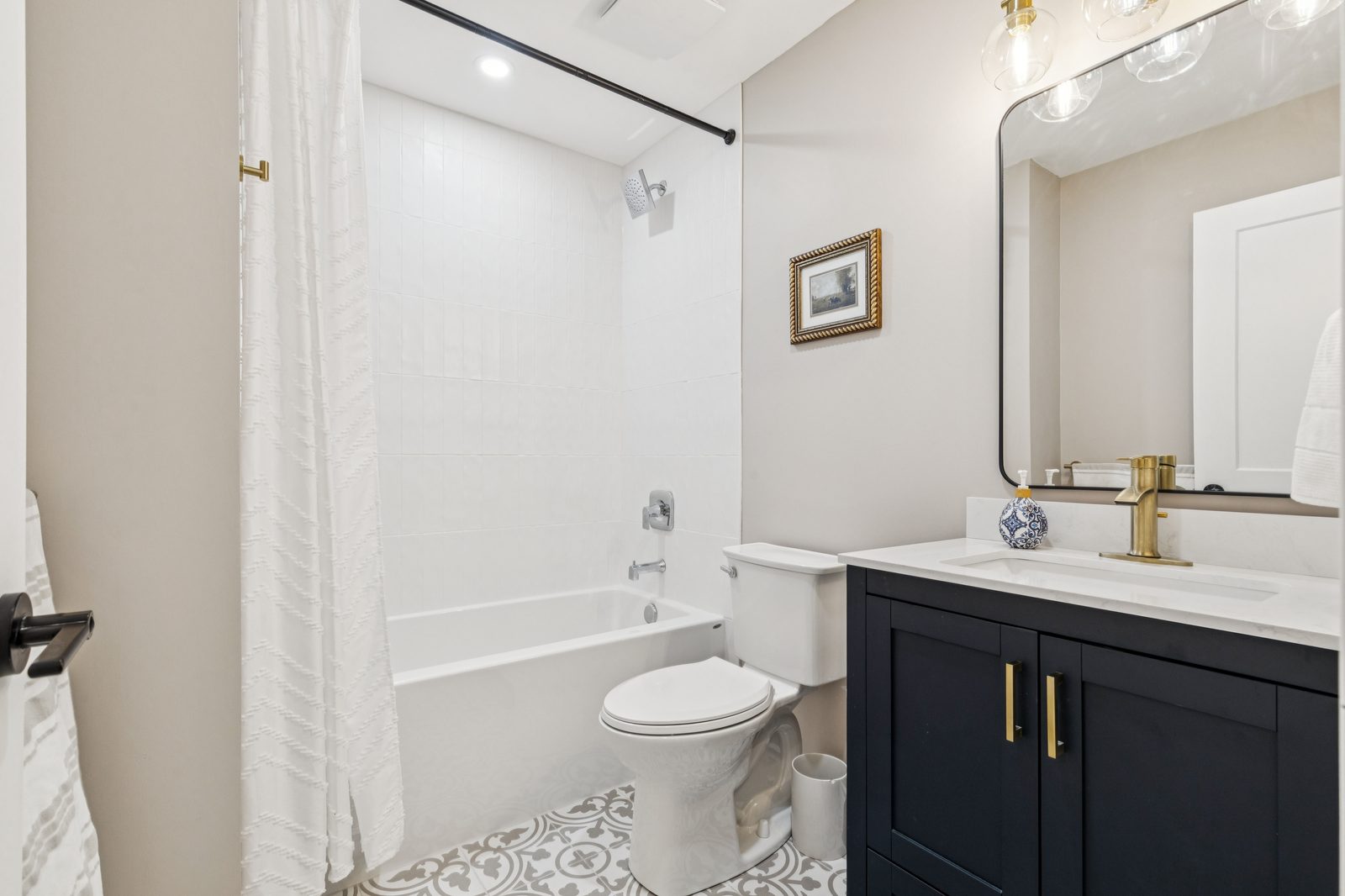 Renovated bathroom