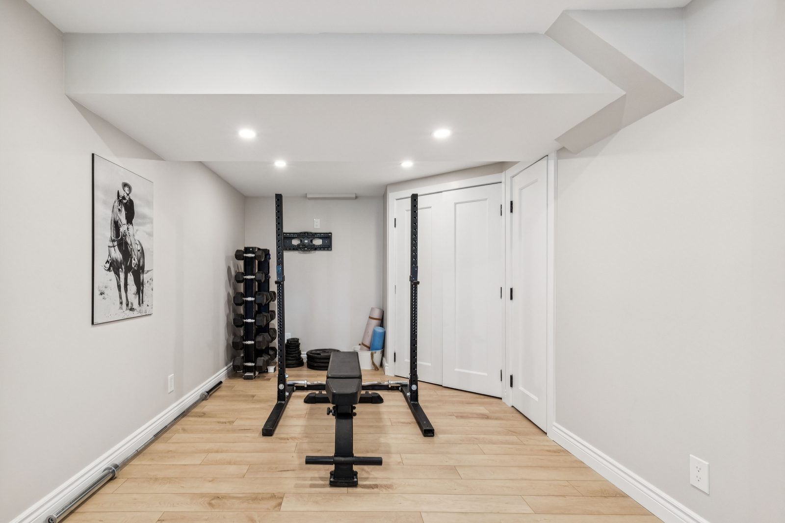 Dedicated home gym